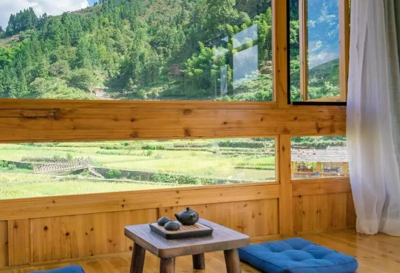 キングサイズベッドのスタンダードルーム, 肇兴溪舍山堂 Creekside Inn