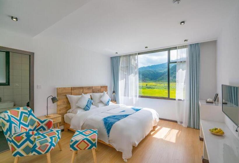 Dağ Manzaralı Standart Oda, 肇兴溪舍山堂 Creekside Inn