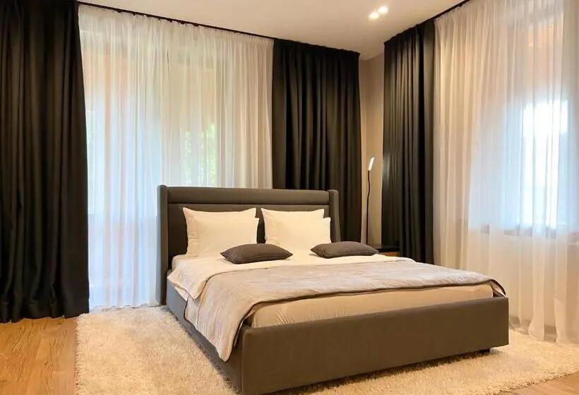 テラス付き1ベッドルームアパートメント, ведмежа гора Family Resort & Spa