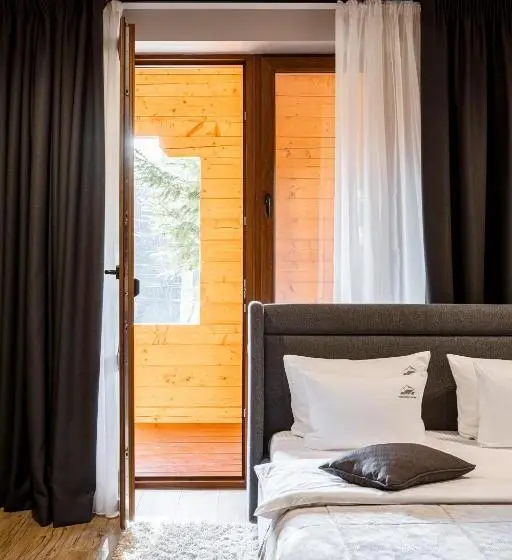 テラス付き1ベッドルームアパートメント, ведмежа гора Family Resort & Spa