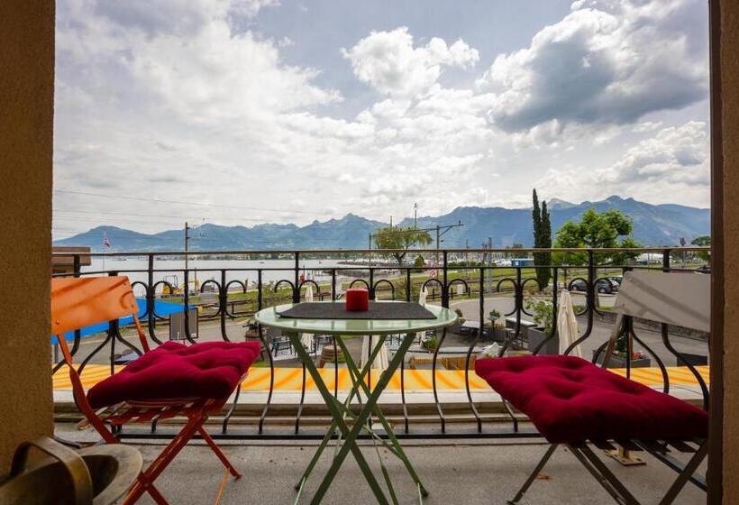 اتاق استاندارد با بالکن, La Batelière Bnb