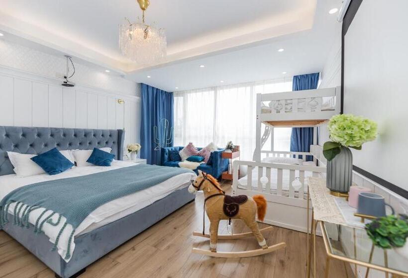 غرفة قياسية رباعية, 上海丽芸精品民宿 Irene S House