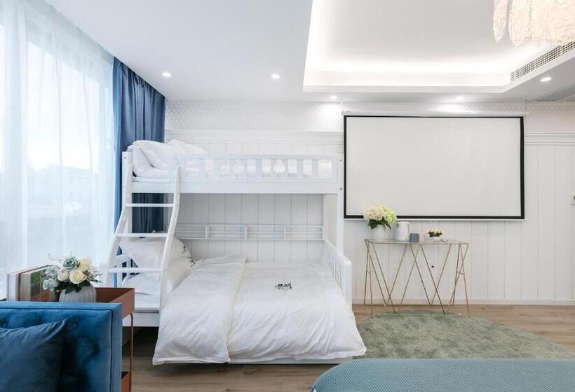 غرفة قياسية رباعية, 上海丽芸精品民宿 Irene S House