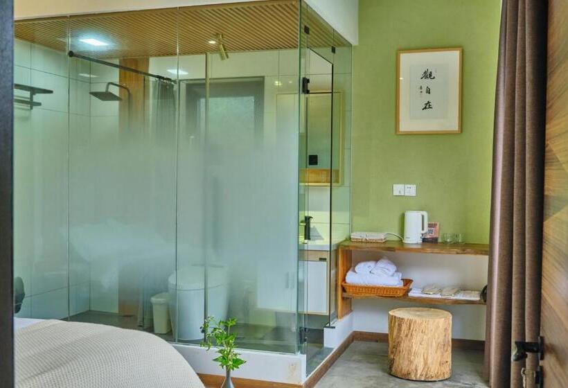 Standardzimmer mit Balkon, Nature Cure Village Lodge 婺源自在舍民宿