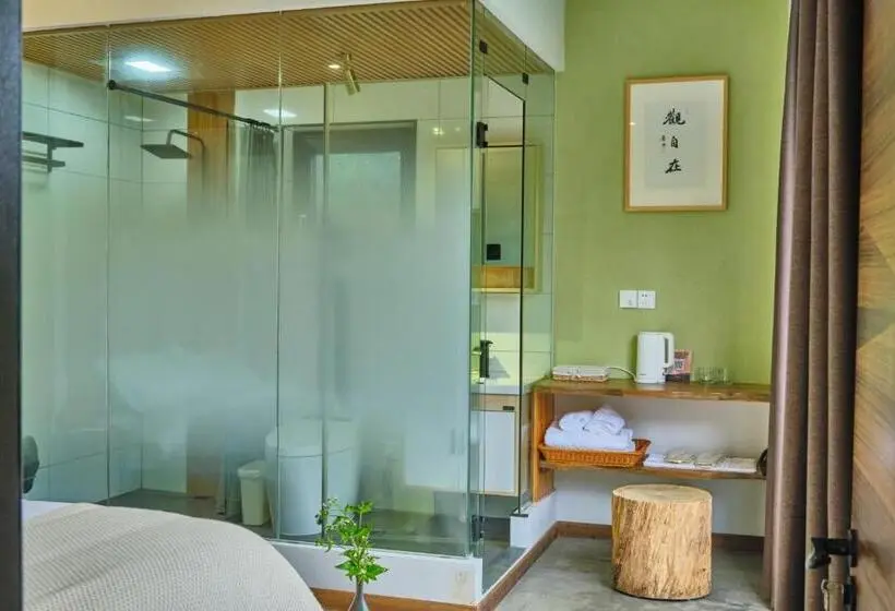 バルコニー付きスタンダードルーム, Nature Cure Village Lodge 婺源自在舍民宿