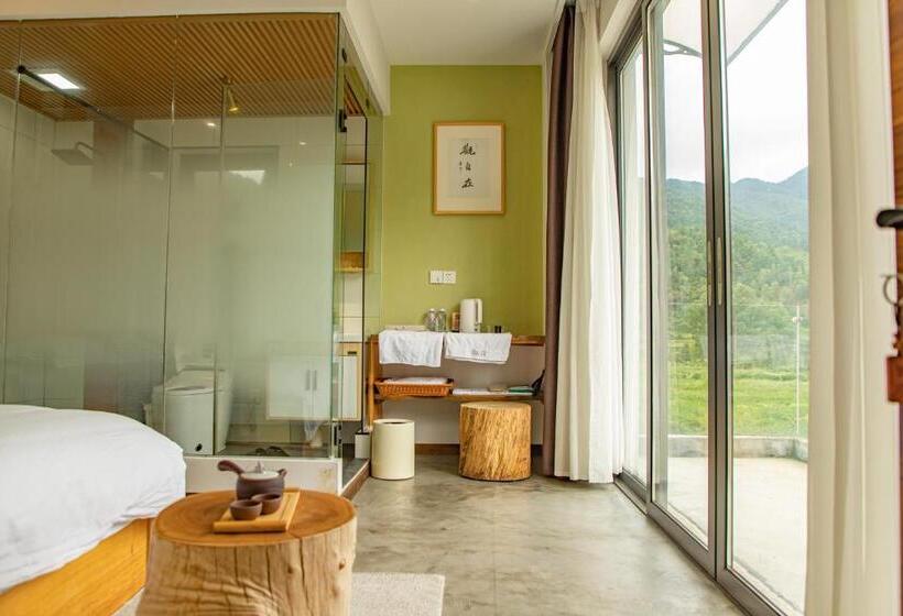 Standardzimmer mit Balkon, Nature Cure Village Lodge 婺源自在舍民宿
