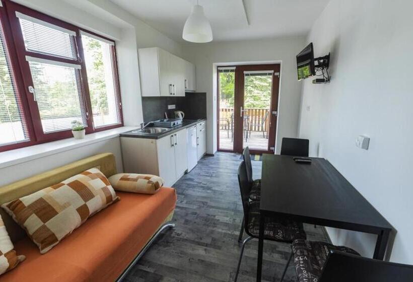 １ベッドルームアパートメント, Ubytování Na Hrázi