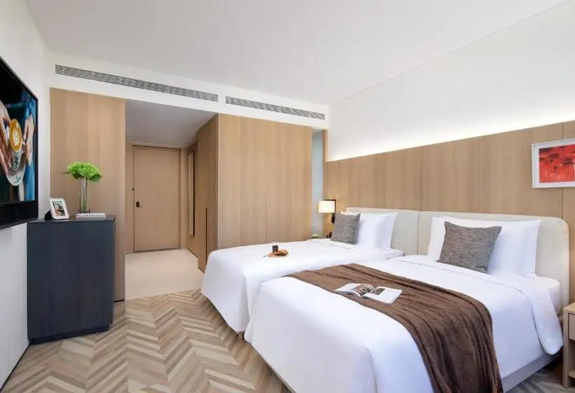 2ダブルベッドのスタンダードルーム, Citadines Yazhou Bay Sanya