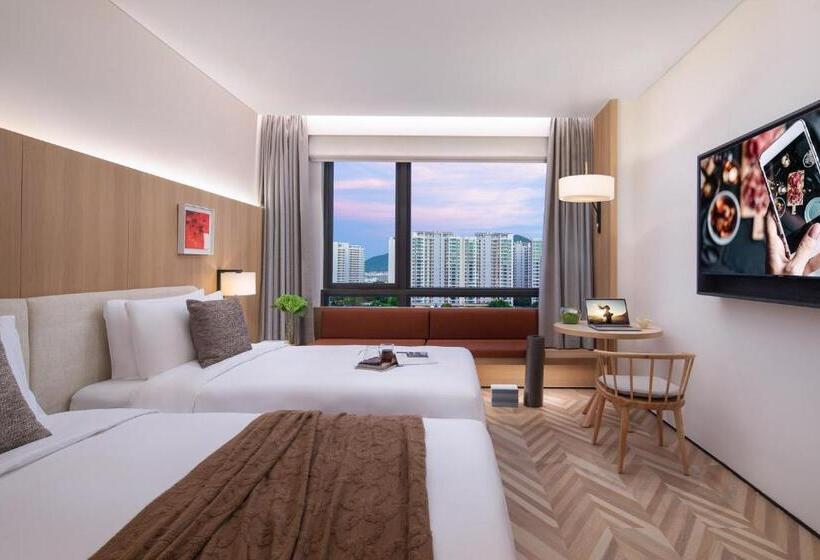 Quarto Estandar 2 Camas Casal, Citadines Yazhou Bay Sanya