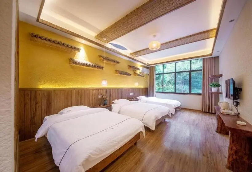 Comfort Kolmen Hengen Huone, Hongfu Villa   Zhangjiajie National Forest Park West Gate