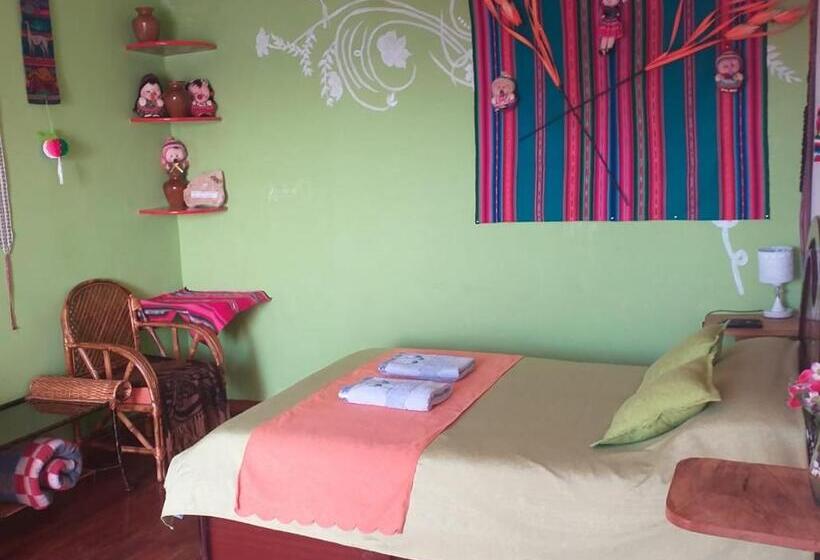 اتاق استاندارد با چشم‌انداز دریاچه, Hostal Piedra Andina