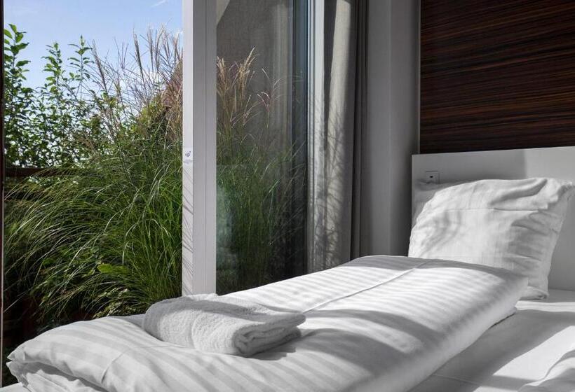 ‫غرفة فردية مزودة بتراس, Steel House Copenhagen