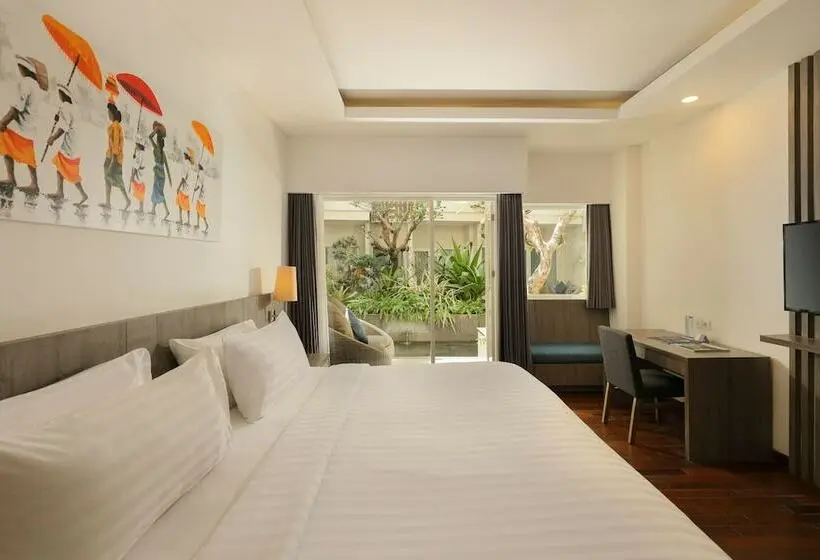 Deluxe-huone Järvinäkymä, Aston Canggu Beach Resort