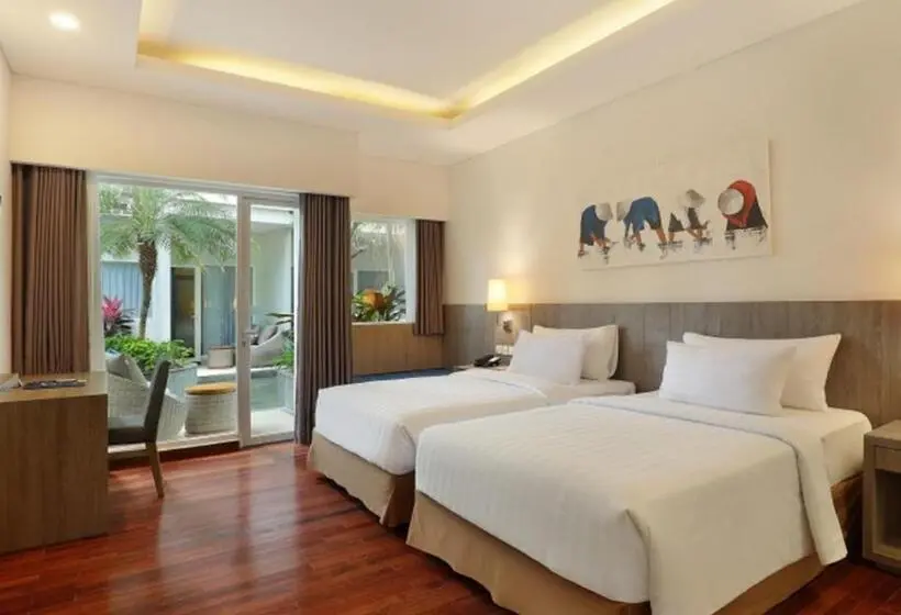 Deluxe-huone Järvinäkymä, Aston Canggu Beach Resort