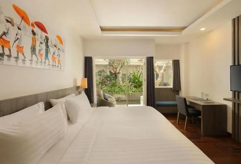 Deluxe-huone Järvinäkymä, Aston Canggu Beach Resort