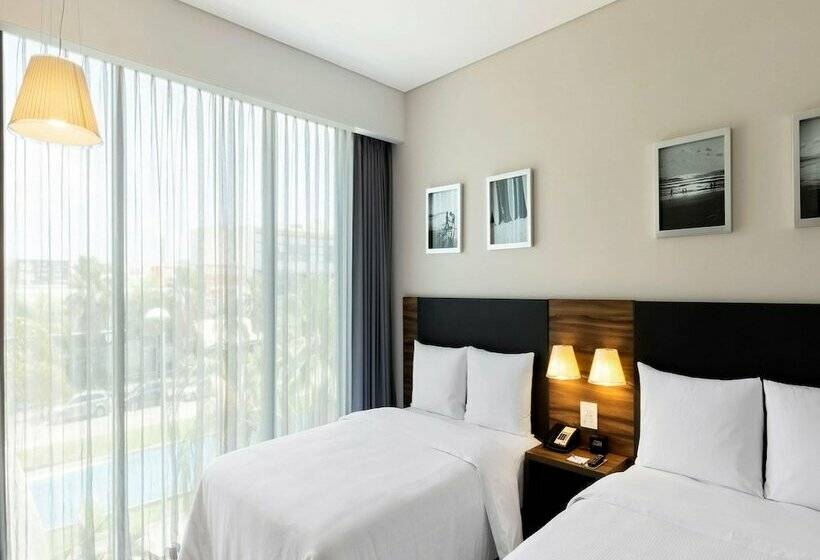 اتاق استاندارد با 2 تخت دوبل, Hampton Inn By Hilton Cancun Cumbres