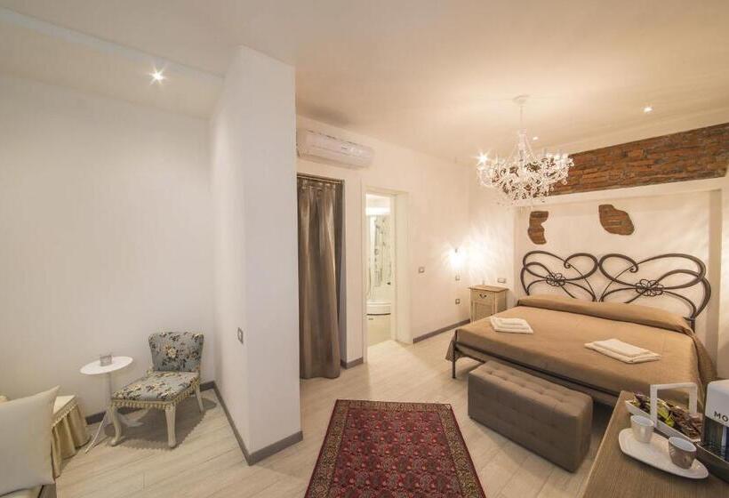 غرفة قياسية رباعية مطلة على الحديقة, Le Stanze Di Leonardo