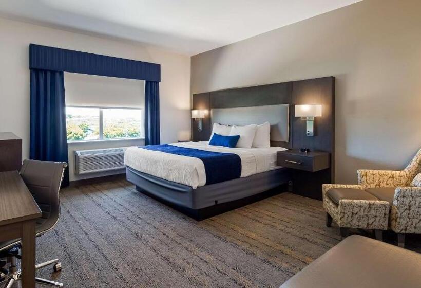 غرفة قياسية سرير كينج لذوى الإحتياجات الخاصة, Best Western Plus Roland Inn & Suites