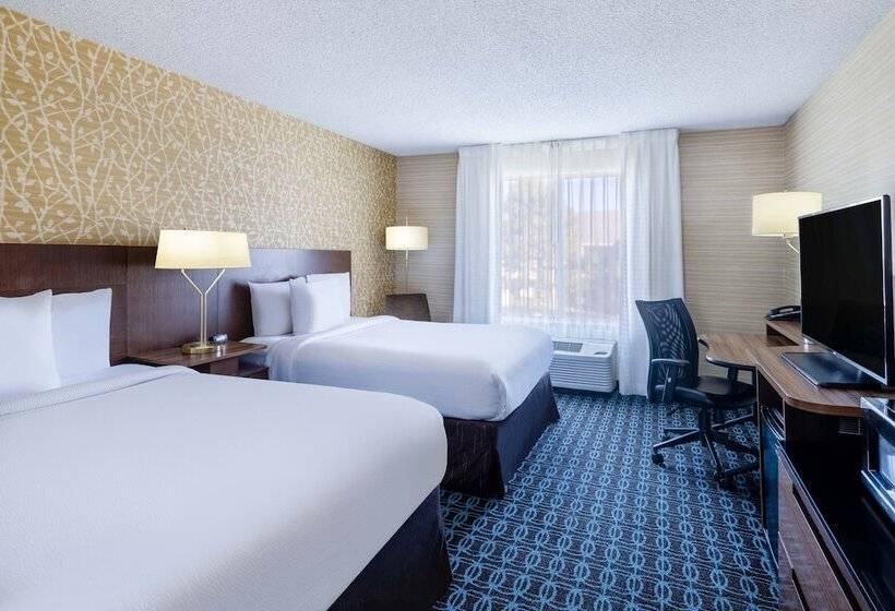 חדר סטנדרט שתי מיטות זוגיות, Fairfield Inn & Suites By Marriott Detroit Lakes