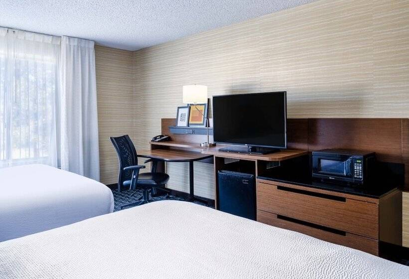 חדר סטנדרט שתי מיטות זוגיות, Fairfield Inn & Suites By Marriott Detroit Lakes