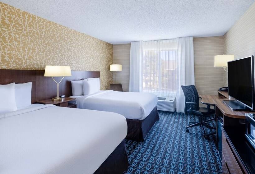 Номер Стандарт 2 Двуспальные Кровати, Fairfield Inn & Suites By Marriott Detroit Lakes