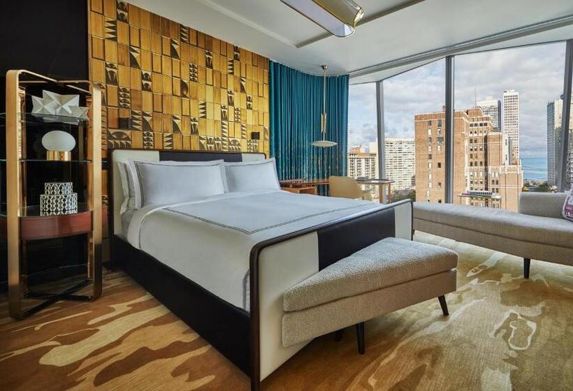 اتاق استاندارد با تخت بزرگ, Viceroy Chicago