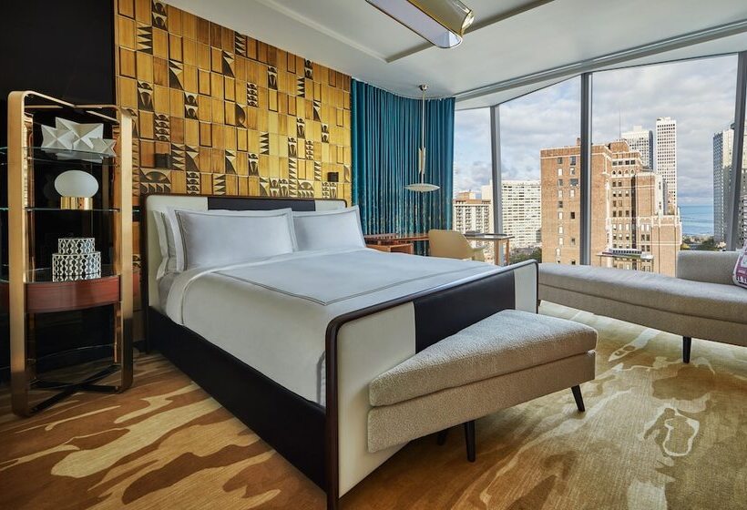 اتاق استاندارد با تخت دوبل, Viceroy Chicago