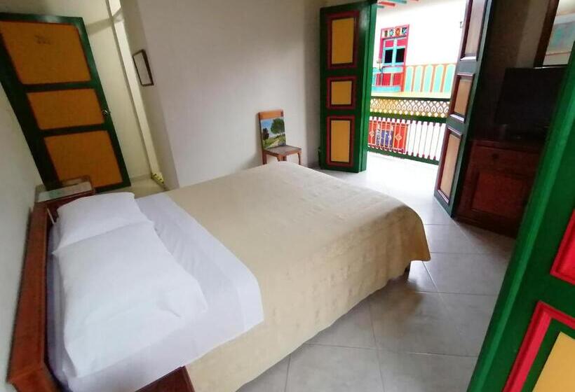 اتاق استاندارد با بالکن, Balcones Del Parque Jardin