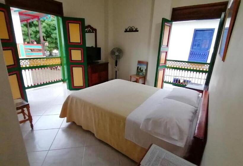 اتاق استاندارد با بالکن, Balcones Del Parque Jardin