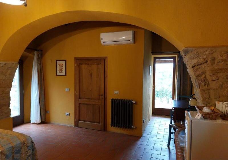 Стандартный Номер Кровать Кинг, La Rimbecca Greve In Chianti Country Apartments & Rooms
