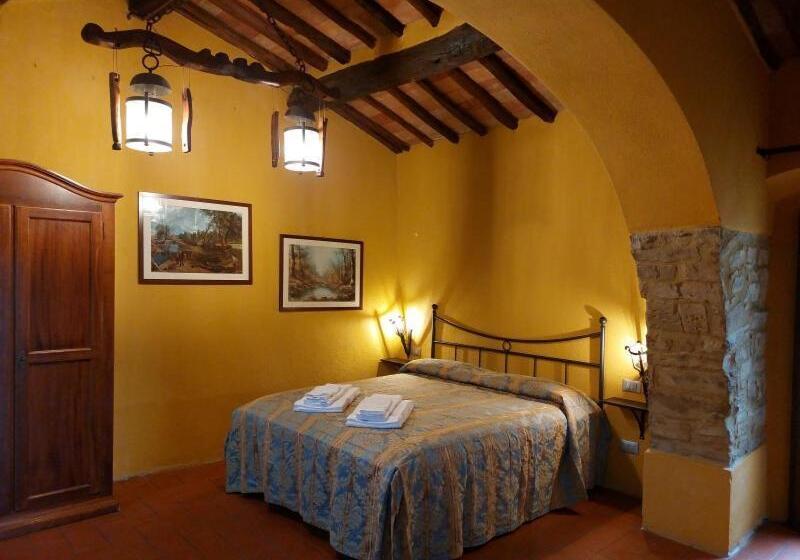 חדר סטנדרט עם מיטת קינג, La Rimbecca Greve In Chianti Country Apartments & Rooms