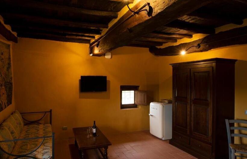 חדר סטנדרט עם מיטת קינג, La Rimbecca Greve In Chianti Country Apartments & Rooms