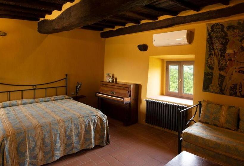 חדר סטנדרט עם מיטת קינג, La Rimbecca Greve In Chianti Country Apartments & Rooms