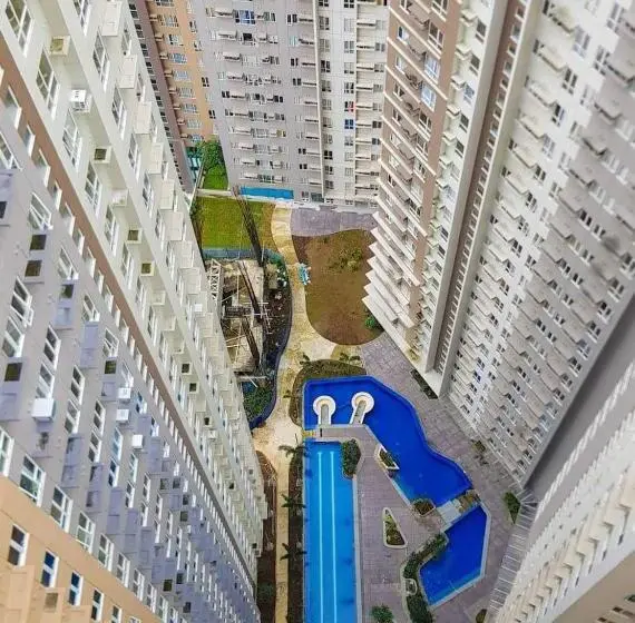 آپارتمان 1 خوابه با چشم‌انداز استخر, 2br Pioneer Woodland Sm Light Boni Mandaluyong,metro Manila