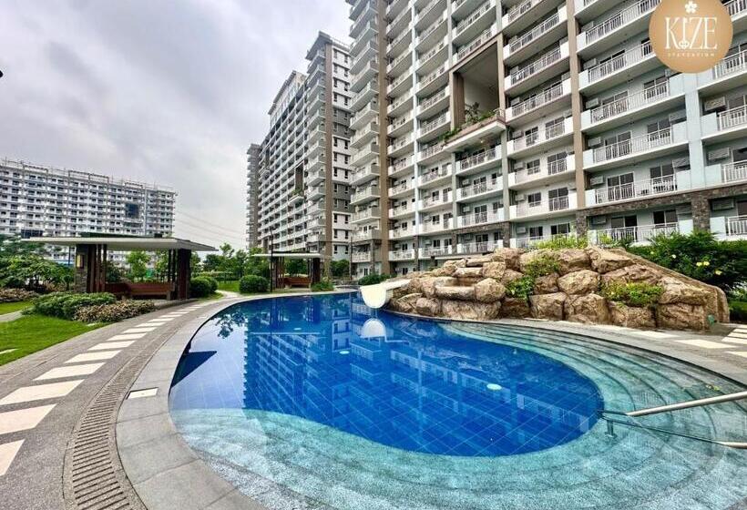 آپارتمان 1 خوابه با چشمانداز استخر, Kize Staycation