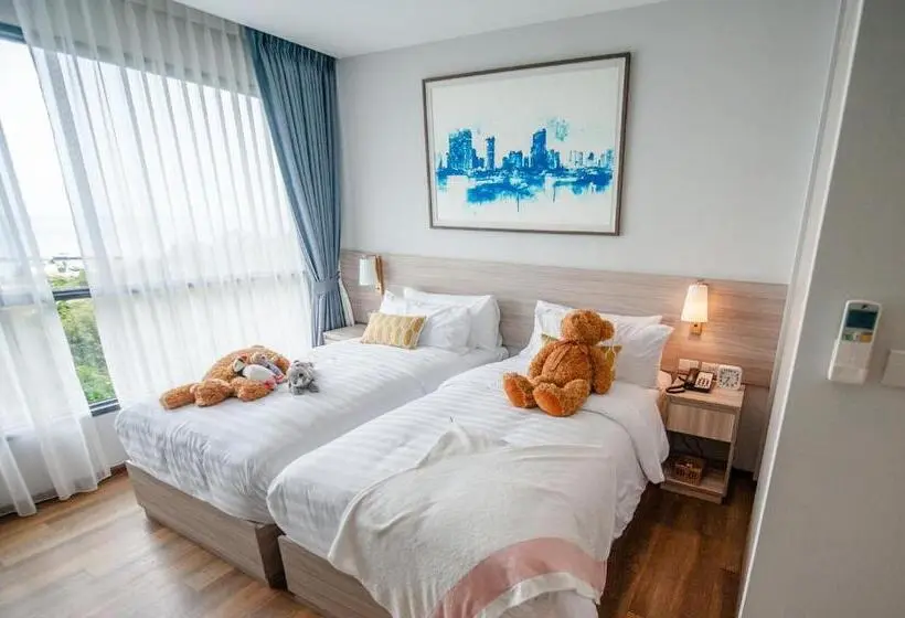 ２ベッドルームのエクゼクティブアパートメント, Oakwood Hotel & Residence Sriracha