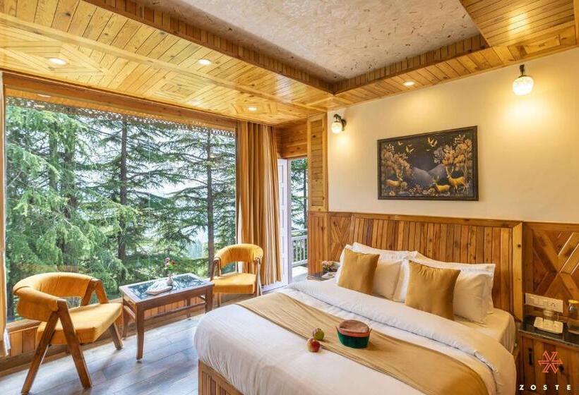 발코니 디럭스 룸, Zostel Kotgarh