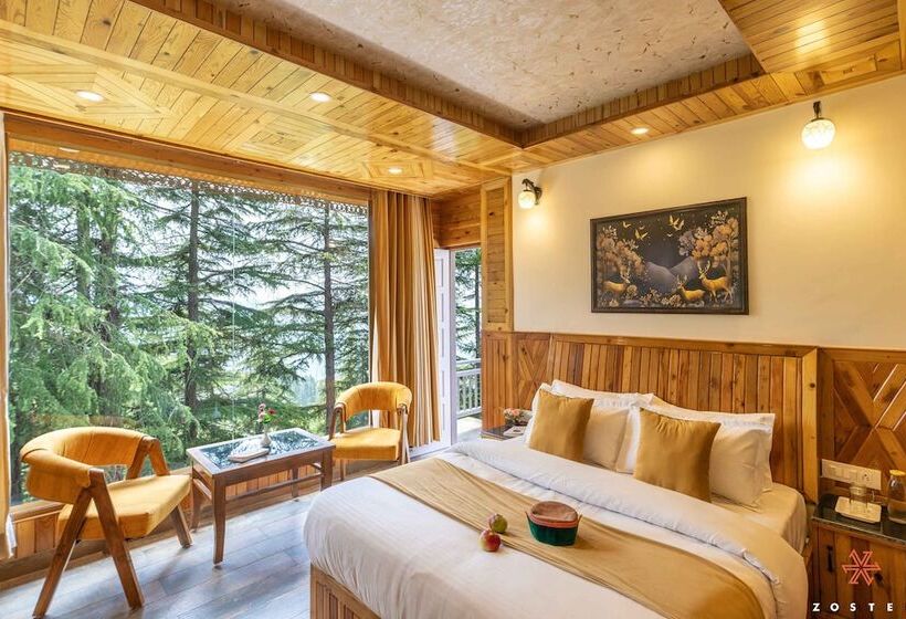 발코니 디럭스 룸, Zostel Kotgarh