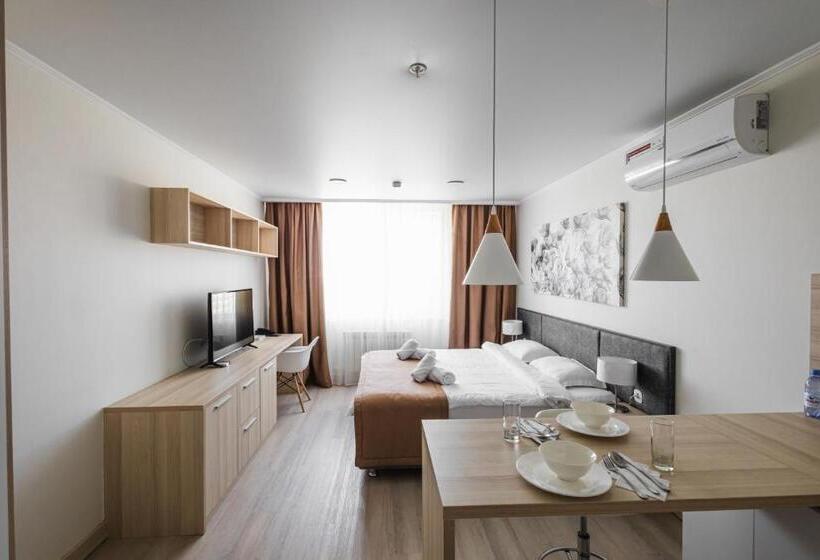 اتاق لوکس, Astana Aparts апартаменты в Yes Apart 2 комнатная люкс