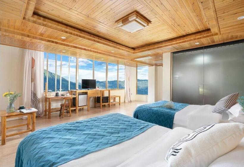 带观景的标准间, Longji Panorama Hotel 龙脊全景楼大酒店