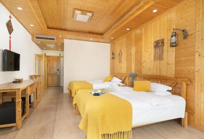 デラックスルーム, Longji Panorama Hotel 龙脊全景楼大酒店