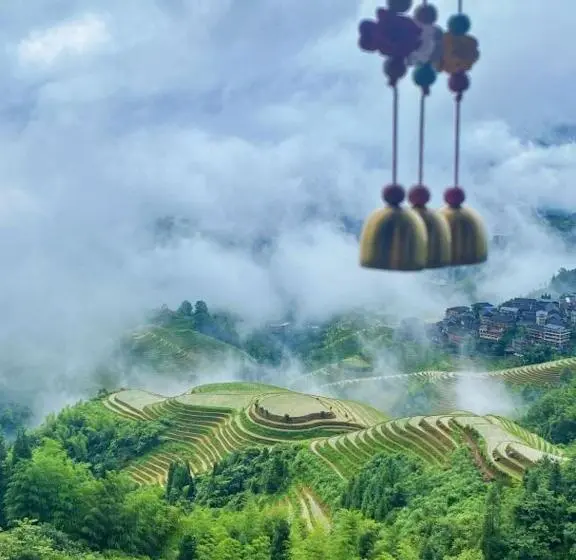 デラックスルーム, Longji Panorama Hotel 龙脊全景楼大酒店