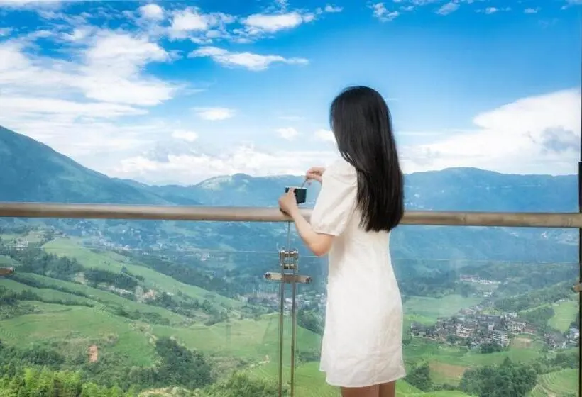 オーシャンビューデラックスルーム, Longji Panorama Hotel 龙脊全景楼大酒店