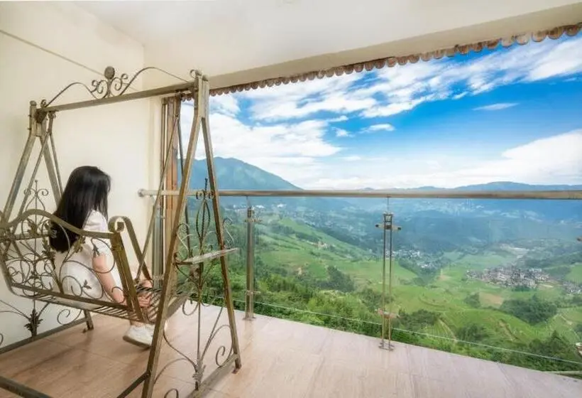 オーシャンビューデラックスルーム, Longji Panorama Hotel 龙脊全景楼大酒店
