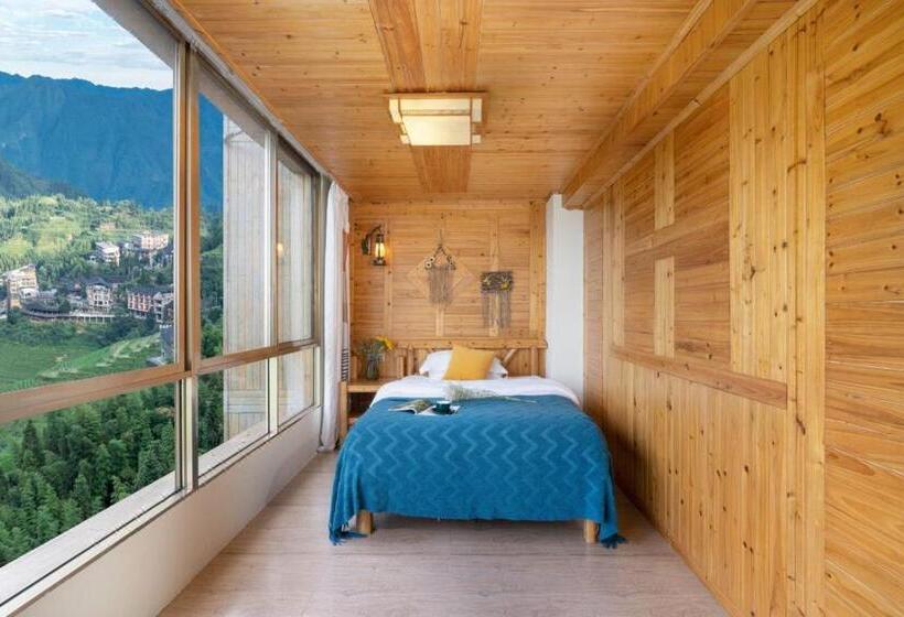 家庭山景房, Longji Panorama Hotel 龙脊全景楼大酒店