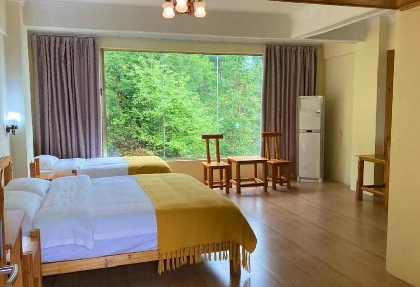 Pokój Rodzinny, Longji Panorama Hotel 龙脊全景楼大酒店