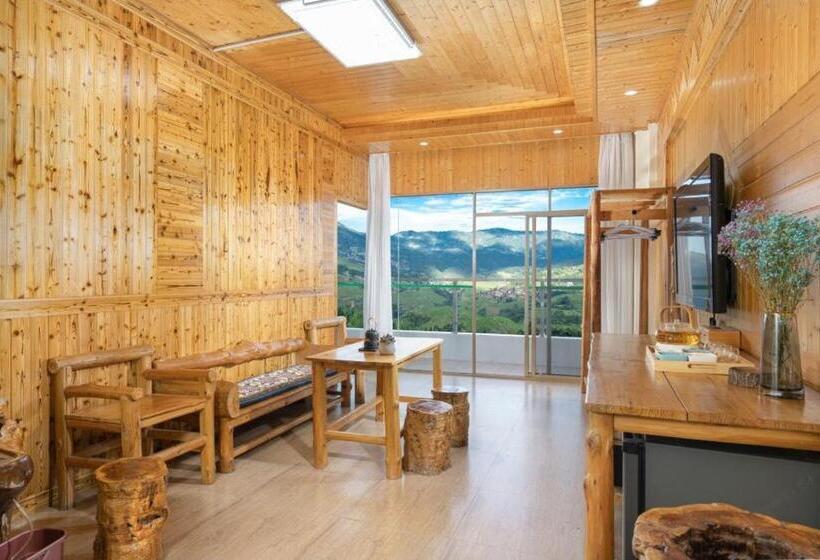 带大床的套房, Longji Panorama Hotel 龙脊全景楼大酒店