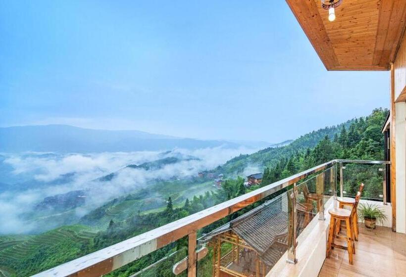 带大床的套房, Longji Panorama Hotel 龙脊全景楼大酒店