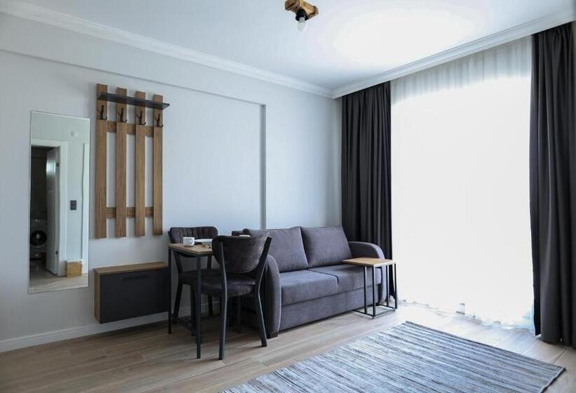 شقة غرفة نوم واحدة مطلة على المدينة, Deluna Yaşamkent