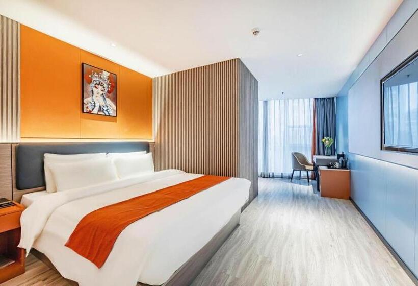 Superior-huone, 昊丽贵阳喷水池地铁站酒店